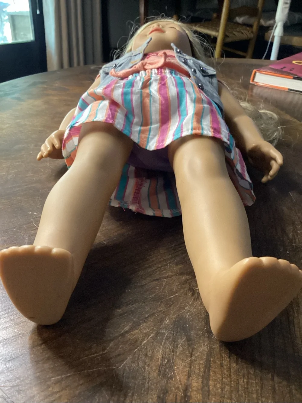 American Girl Doll Tenney w/ Doll Carrier Backpack